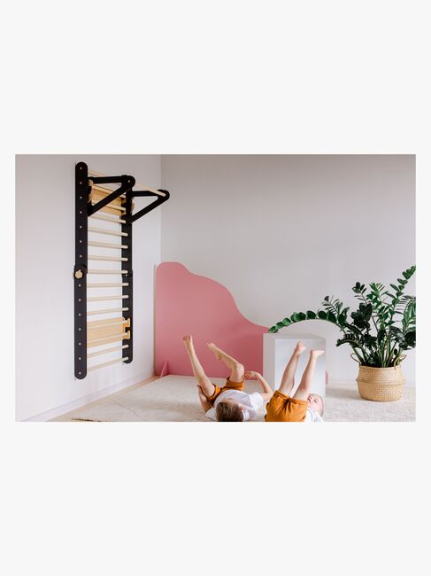 Duck Woodworks Klatretrekant Væg, Sort