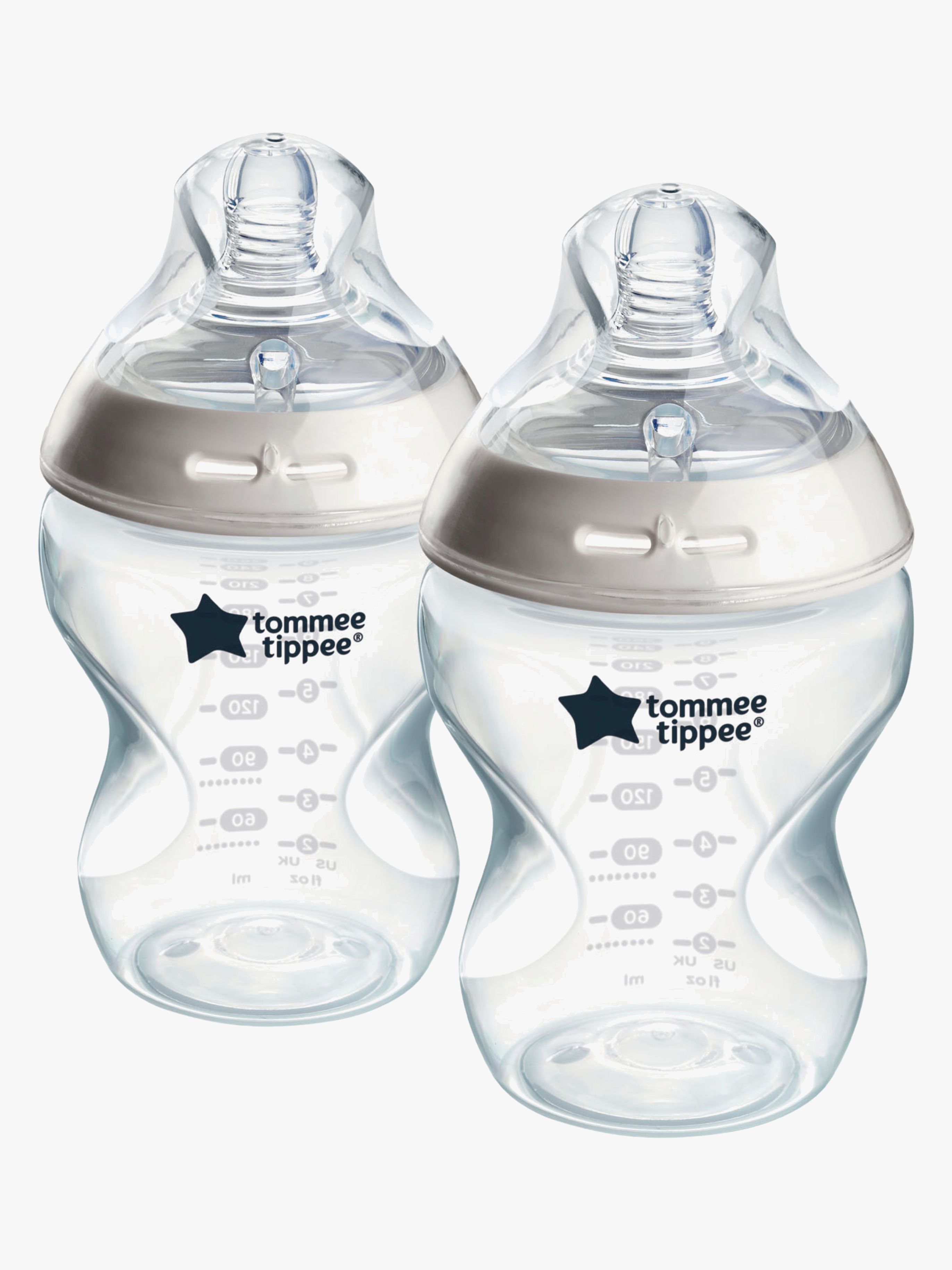 Tommee Tippee Natural Start Sutteflasker 260 ml 2-pak, White
