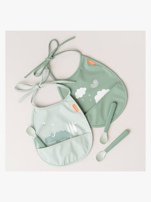 Done By Deer Croco Tiny Pocket Hagesmæk 2-Pak, Green