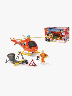 Brandmand Sam Helikopter med Figur Wallaby