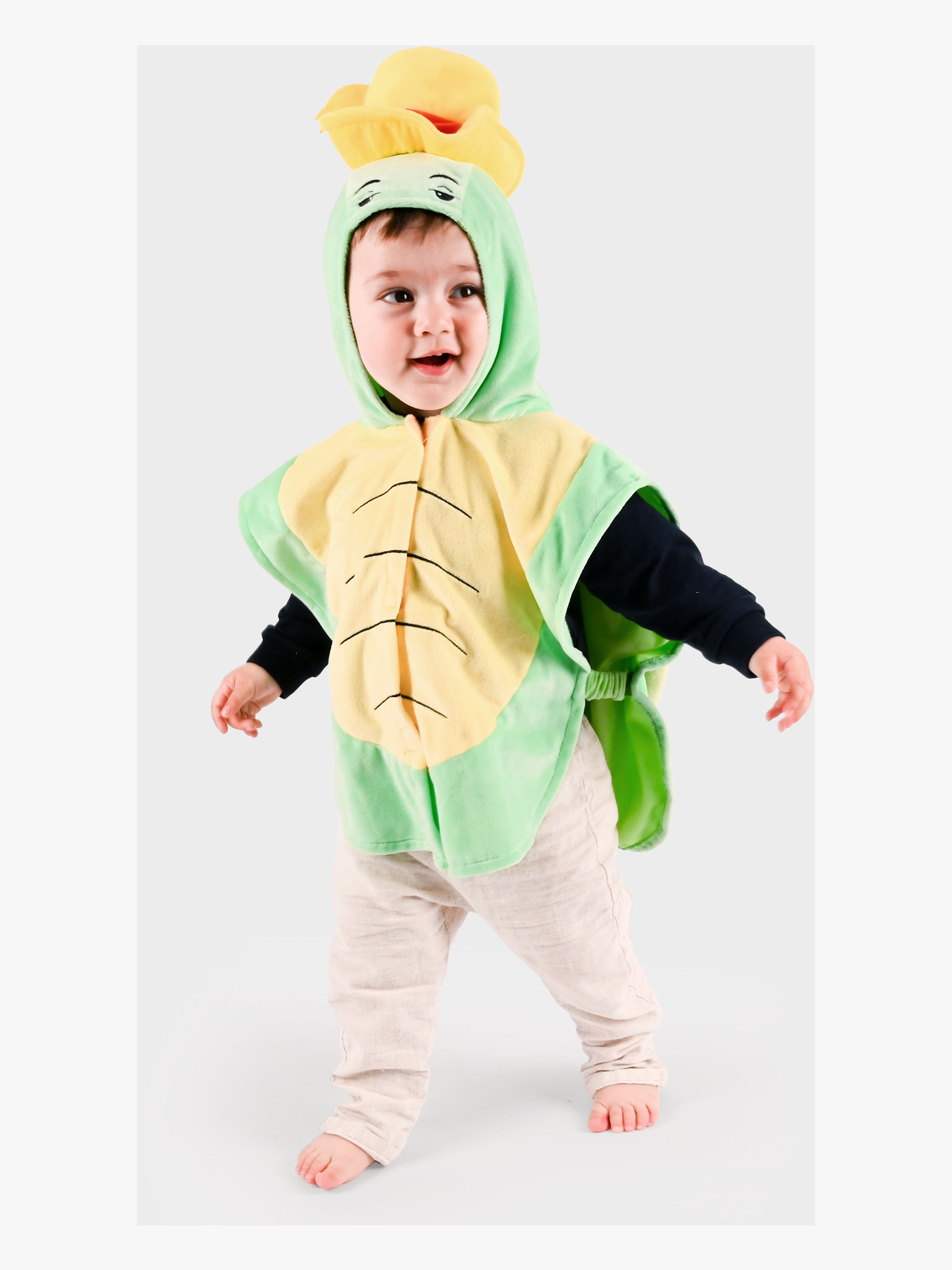 Den Goda Fen Kostume Skalmand 86-110 cm, Grøn