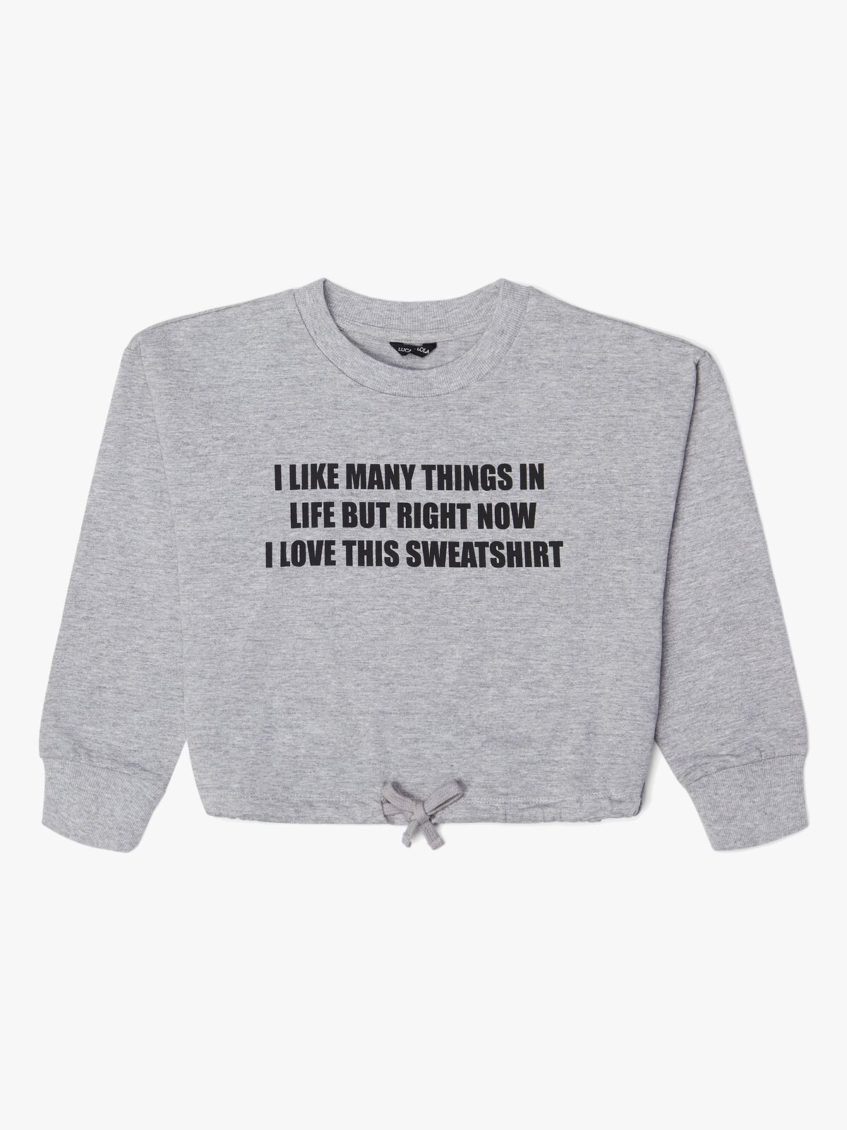 Luca & Lola Filippa Trøje, Grey Melange