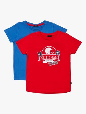 Luca & Lola San Marino T-Shirt 2-pak, Red/Blue