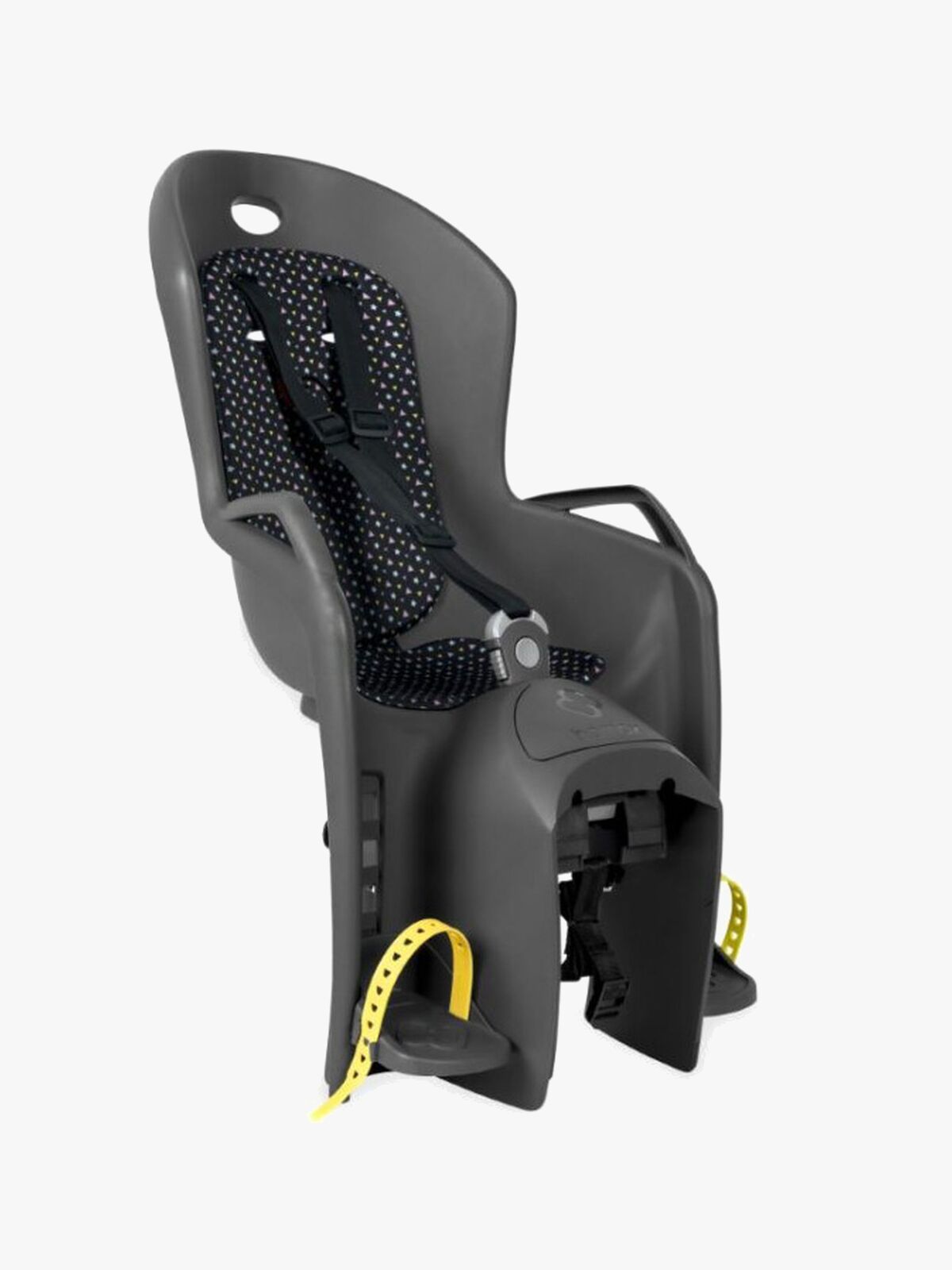 Hamax AMIGA Cykelstol, Dark Grey/Multi