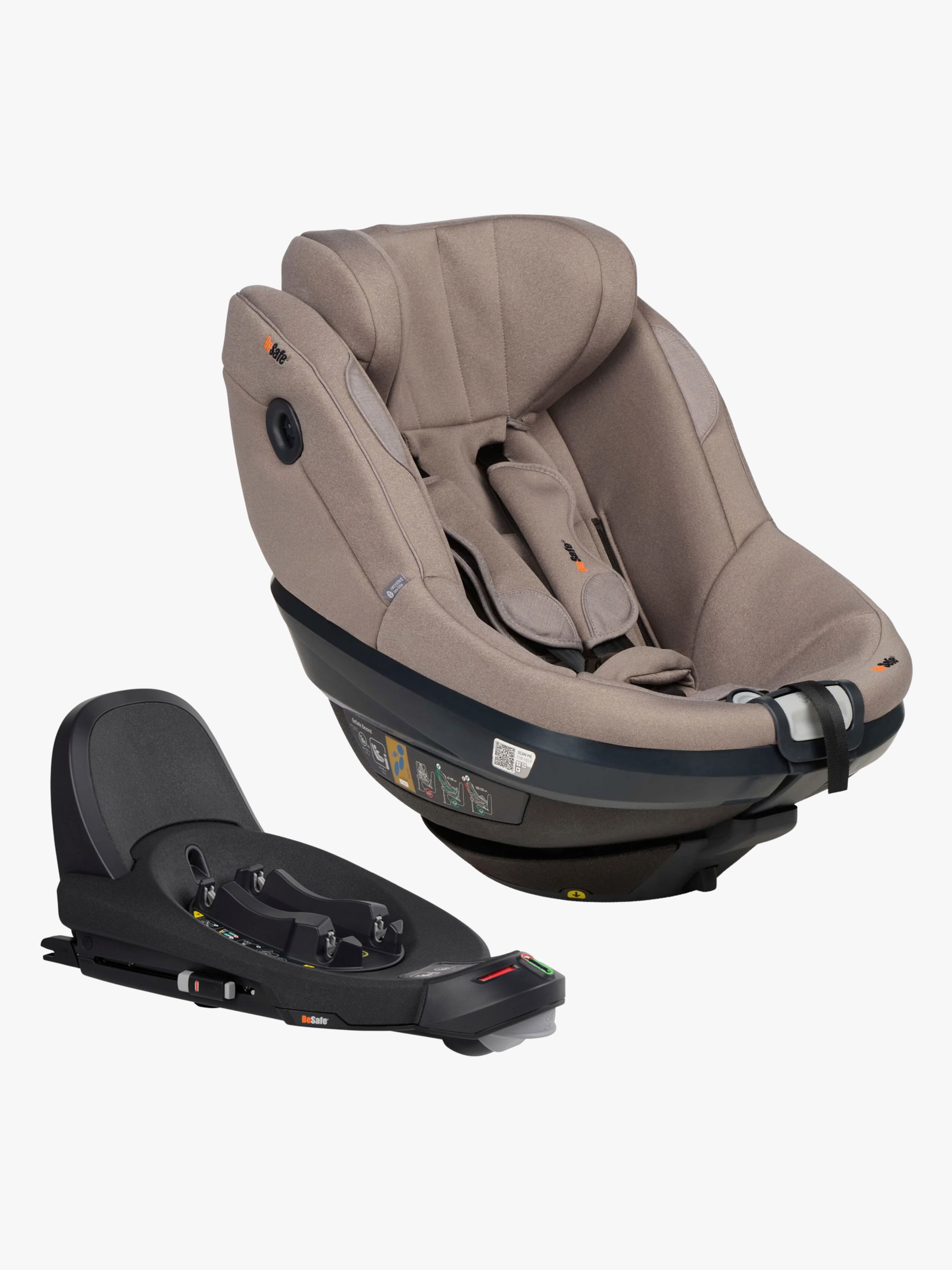 BeSafe Beyond² Autostol inkl. Beyond Base, Dark Sand Soft Breeze