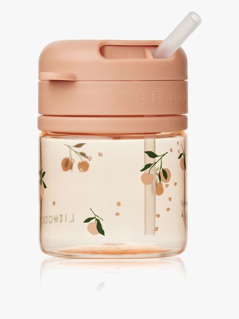 LIEWOOD Pavia Tritan Sugerørskop 280 ml, Peach/Sea Shell