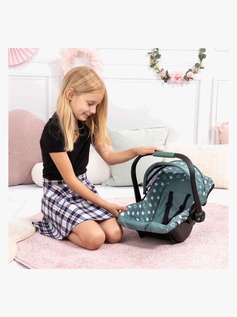 Bayer Design Autostol med Kaleche til Dukke, Grøn