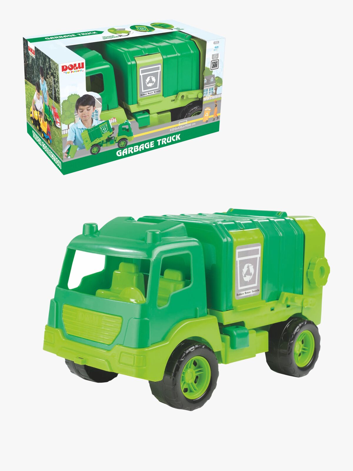 DOLU Skraldebil 43 cm