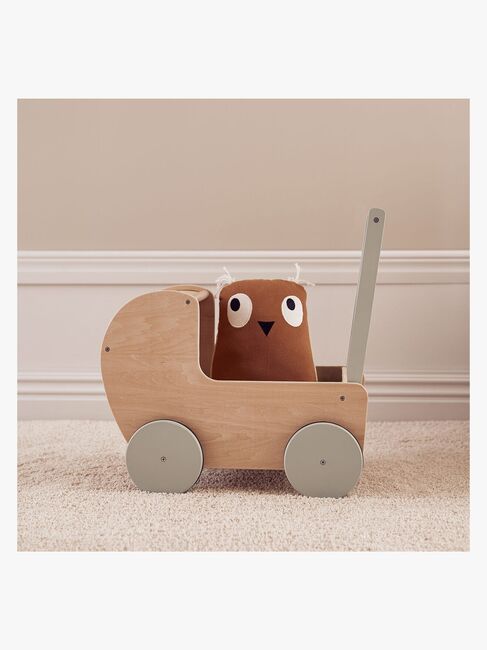 Kids Concept Dukkevogn Natur