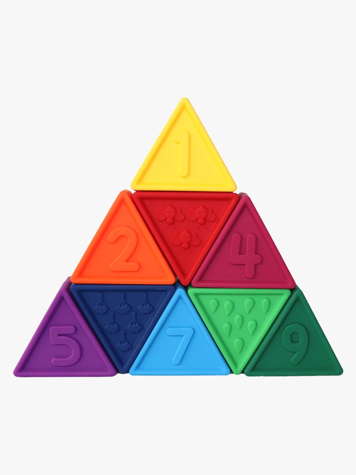 Jellystone Designs Tælleklods, Regnbuefarvet