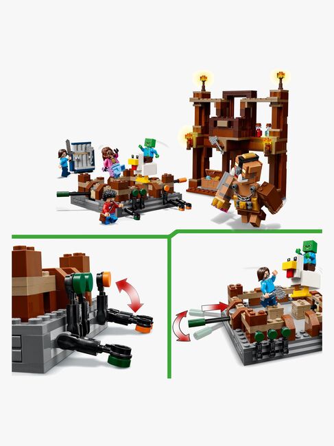 LEGO Minecraft 21272 Skovpalæets kampring