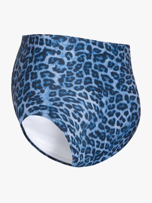 Saltabad Graviditetstrusse, Bikini, Blå/Hvid Leo