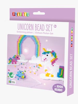 Playbox Perlesæt Enhjørning 2000 Stk.