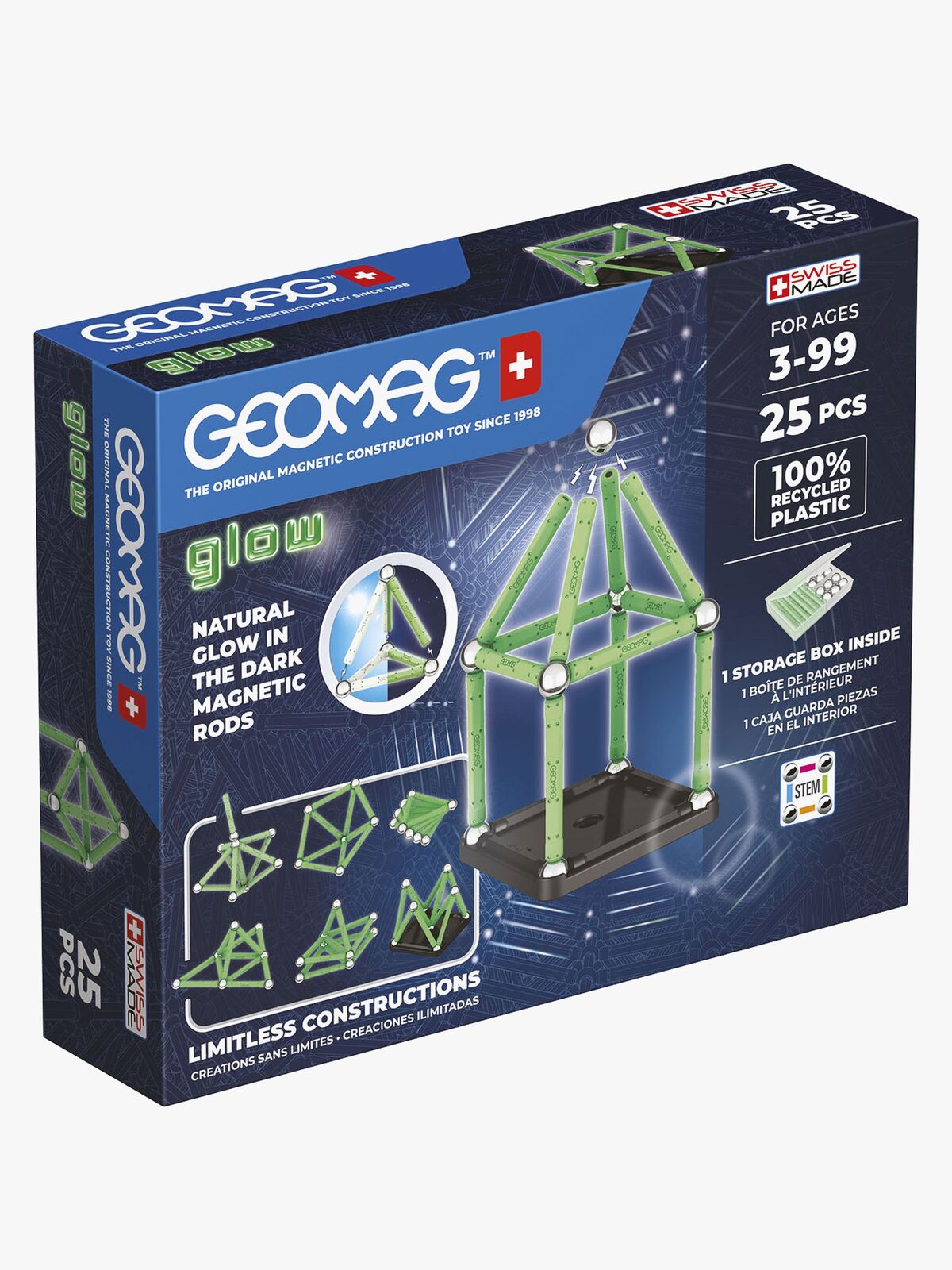 Geomag Glow Byggesæt 25 Dele
