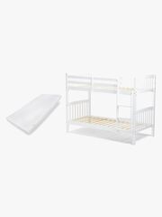 JLY OLIVIA Køjeseng m. Skummadras 90x190, Hvid