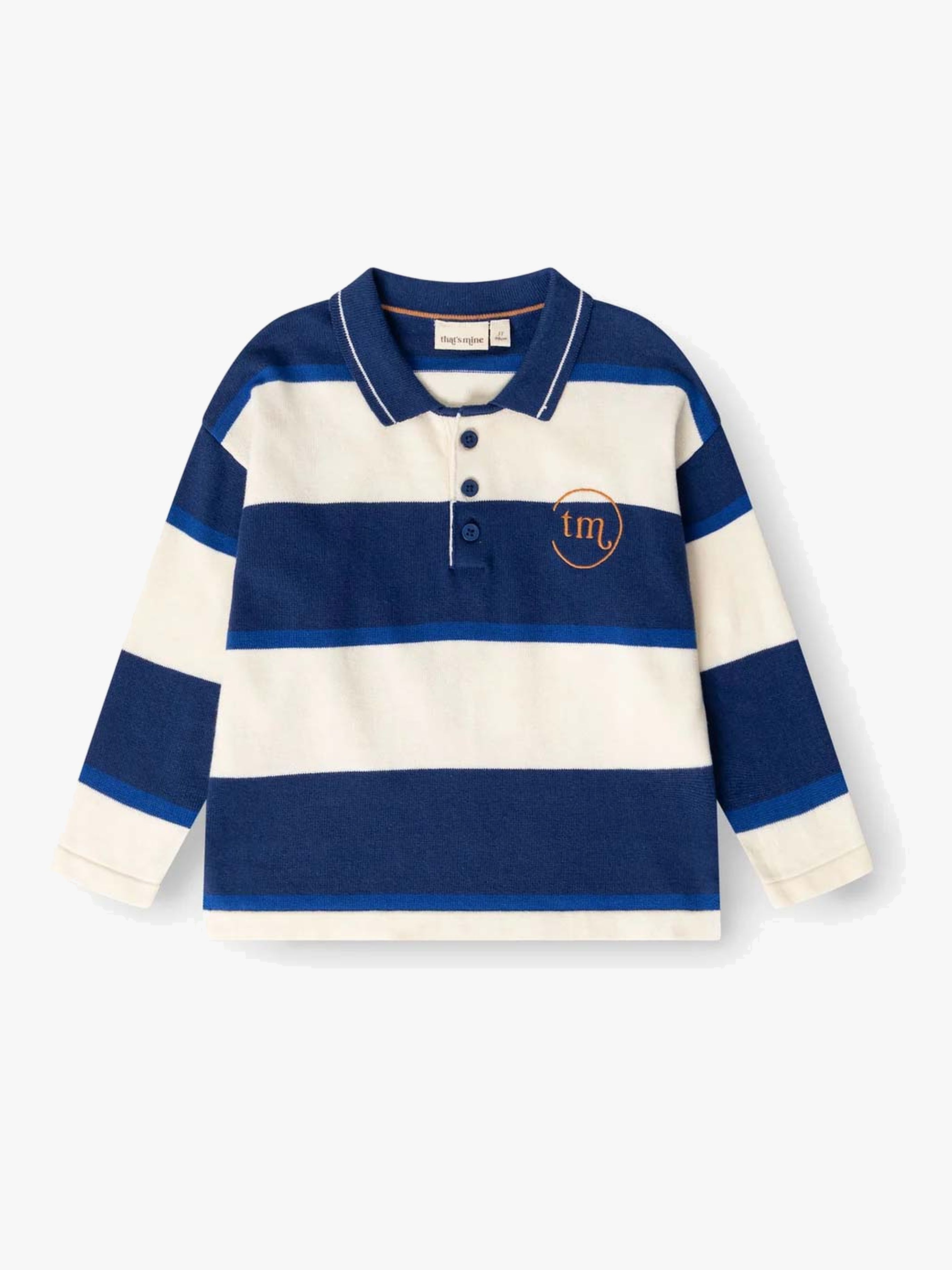 That's Mine Vagnar Trøje, Blue Stripe, 104