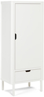 Sebra Garderobe Single Door, Classic White
