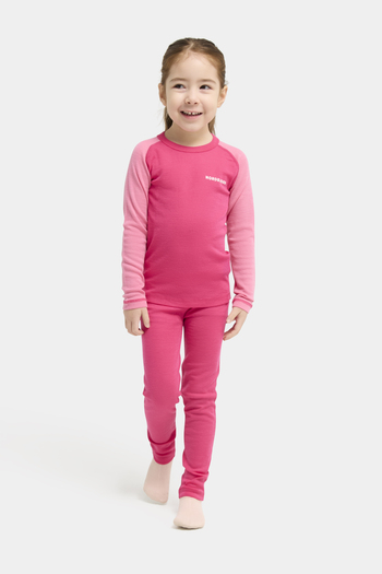 Nordbjørn Icicle Skiundertøj Merinould, Magenta