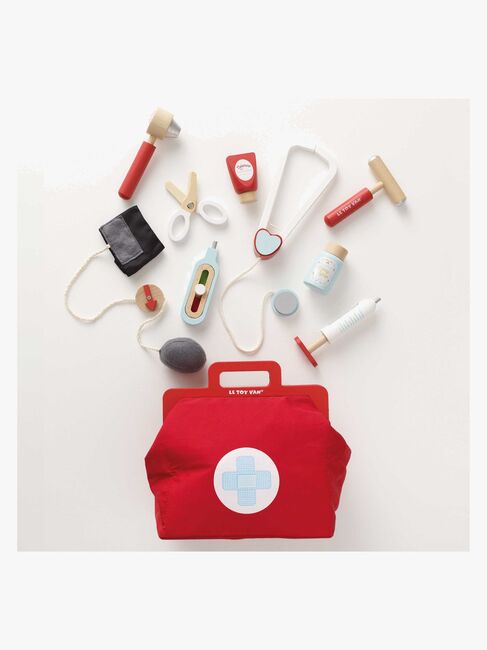 Le Toy Van Vintage-lægesæt, Rød