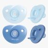 Philips Avent Curved Soothie 0-6 mdr., Blå