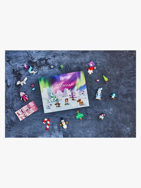 Plus Plus Julekalender 2025 Santa's Northern Lights Adventure