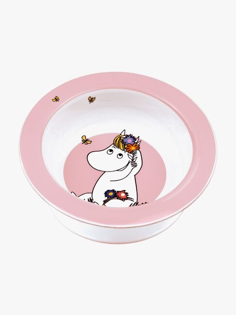 Mumitroldene Eng Tallerken med Sugekop, Pink