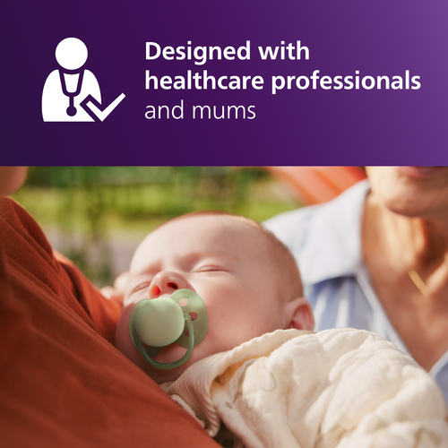 Philips Avent Ultra Soft-sut 0-6m 2-pak, Lysegul/Lysegrøn