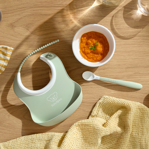 BabyBjörn Spisesæt 3 Dele, Lys Grøn