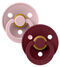 BIBS Sut Colour 2-pak Latex Str. 2, Pink Plum/Elderberry