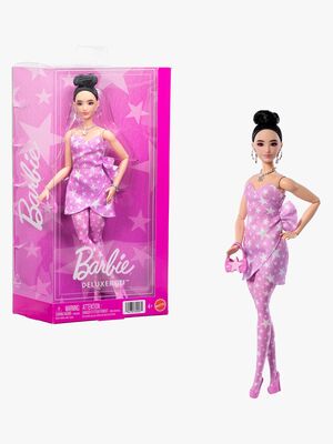 Barbie Deluxe Style Dukke med Pink Cowboykjole