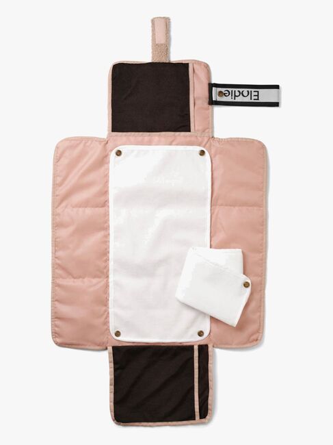 Elodie  Bærbar Puslepude, Pink Bouclé