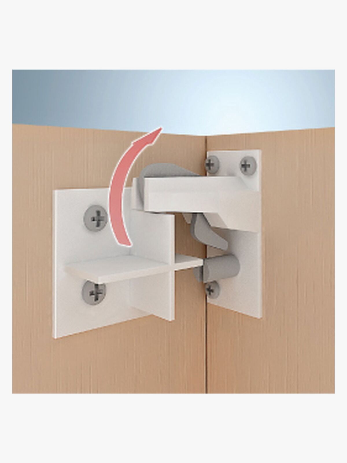 Reer Magnetisk Lås, Hvid