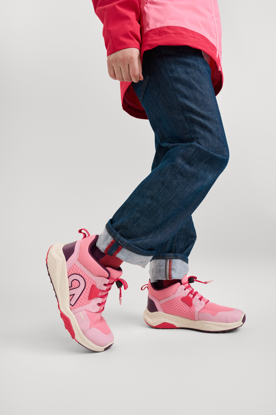 Reima Kiritin WP Sneakers, Grey Pink