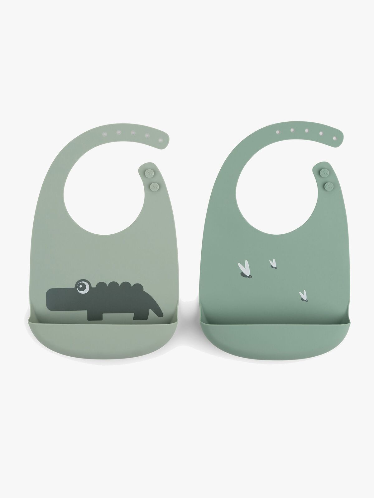 Done By Deer Silikone Hagesmæk 2-Pak, Green