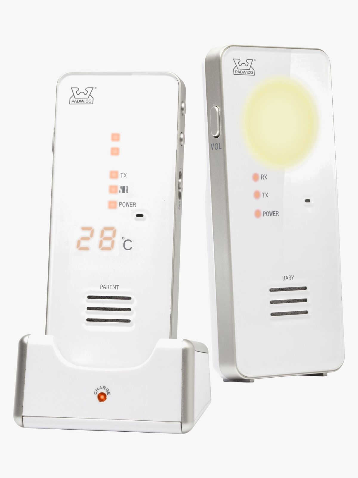 Padwico 850 Babyalarm, White