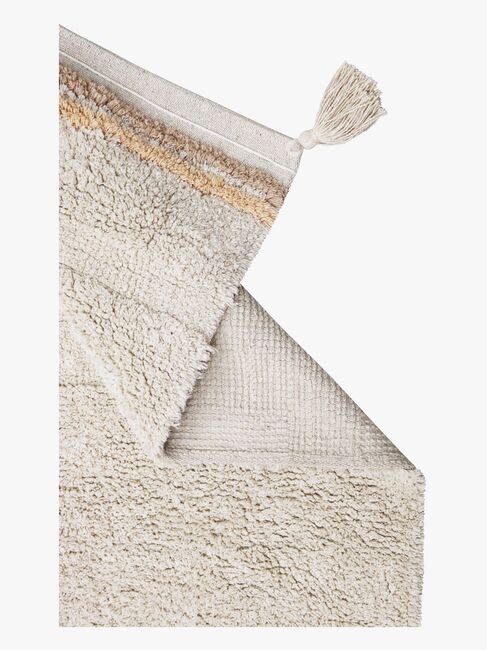 Lorena Canals  Vaskbart Gulvtæppe 90x130 Bloom, Natural