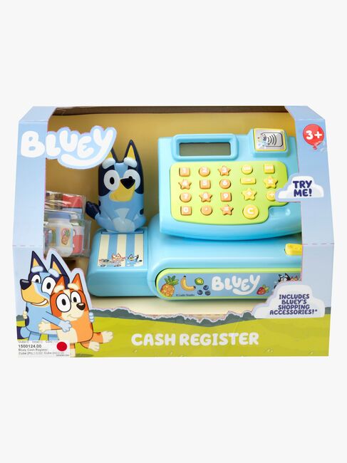 Bluey Kasseapparat med Tilbehør