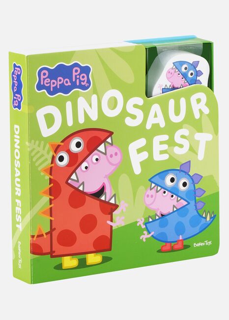 Gurli Gris Bog med Træfigurer - Dinosaurfest