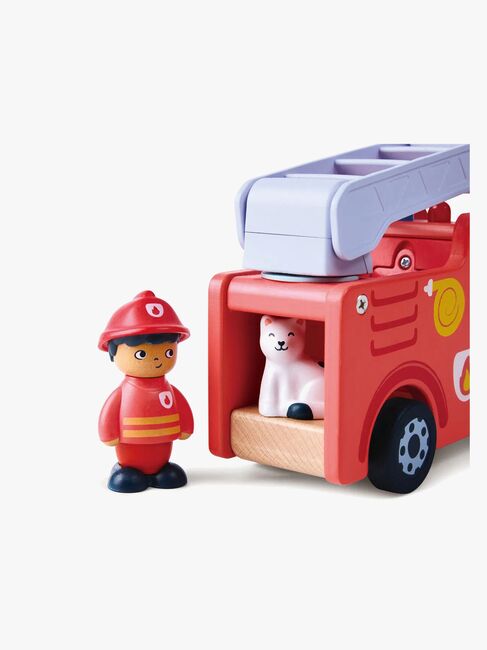 Hape Eventyrbog med Legesæt The Roaring Fire Truck