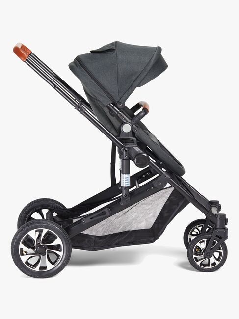 Beemoo Maxi 4 Twin Søskendevogn inkl. Søskendeklapvognsdel, Black/Black