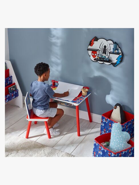 Marvel Spidey & His Amazing Friends Skrivebord med Stol, Rød