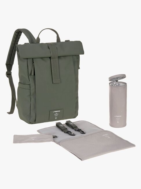 Lässig Rolltop Pusletaske Rygsæk, Olive
