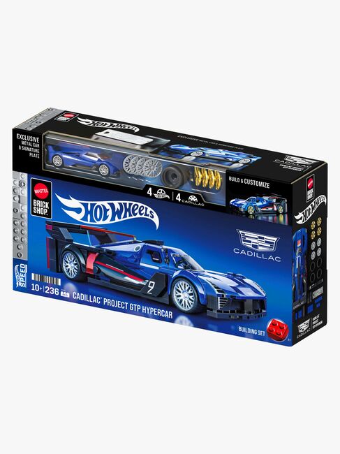 Mattel Brick Shop Hot Wheels Speed Series Brick Shop Hot Wheels Byggesæt Cadillac Project GTP Hypercar 236 Dele