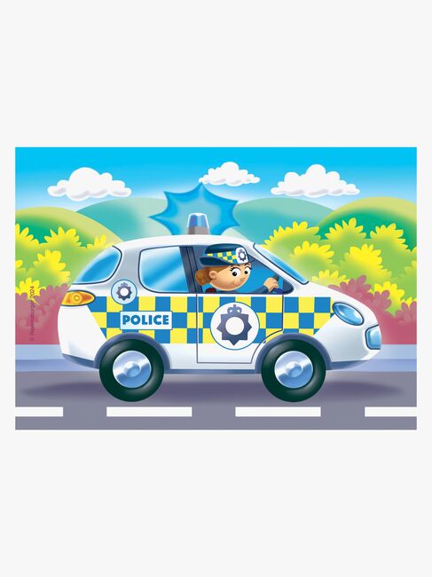 Ravensburger Udrykningskøretøjer Puslespil 4-i-1