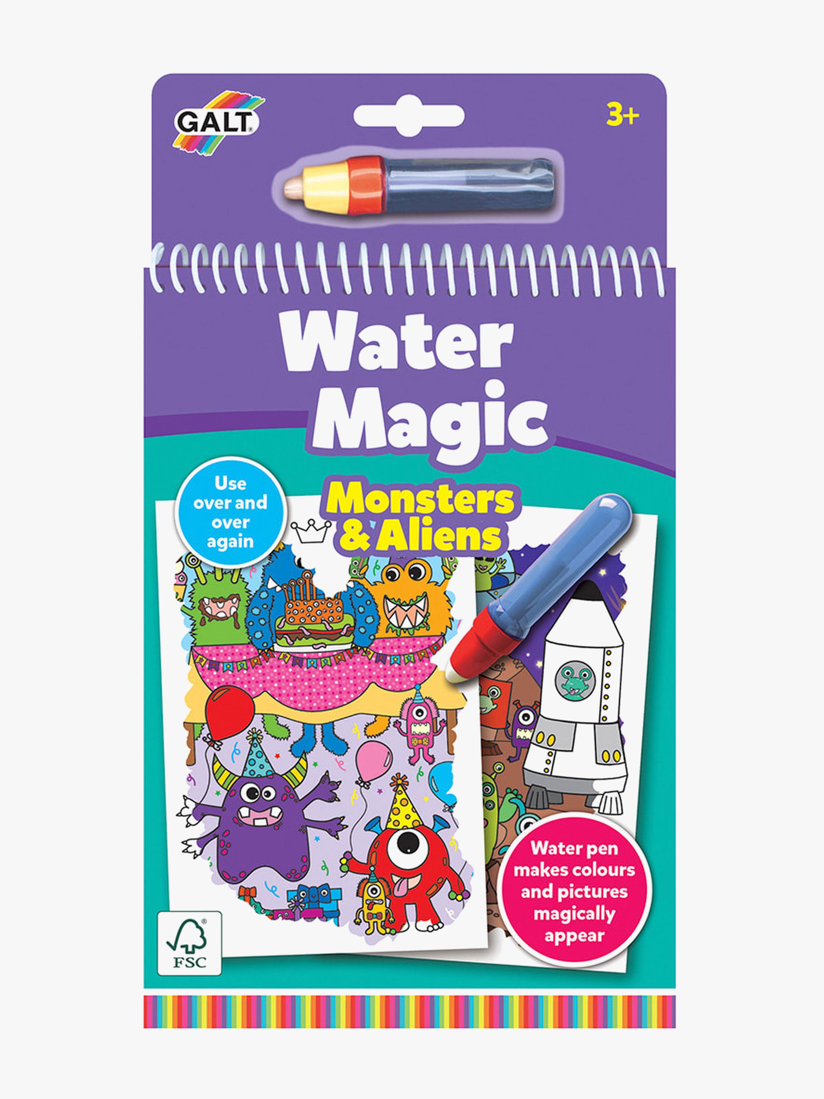 Galt Water Magic Malebog Monstre og Rumvæsner