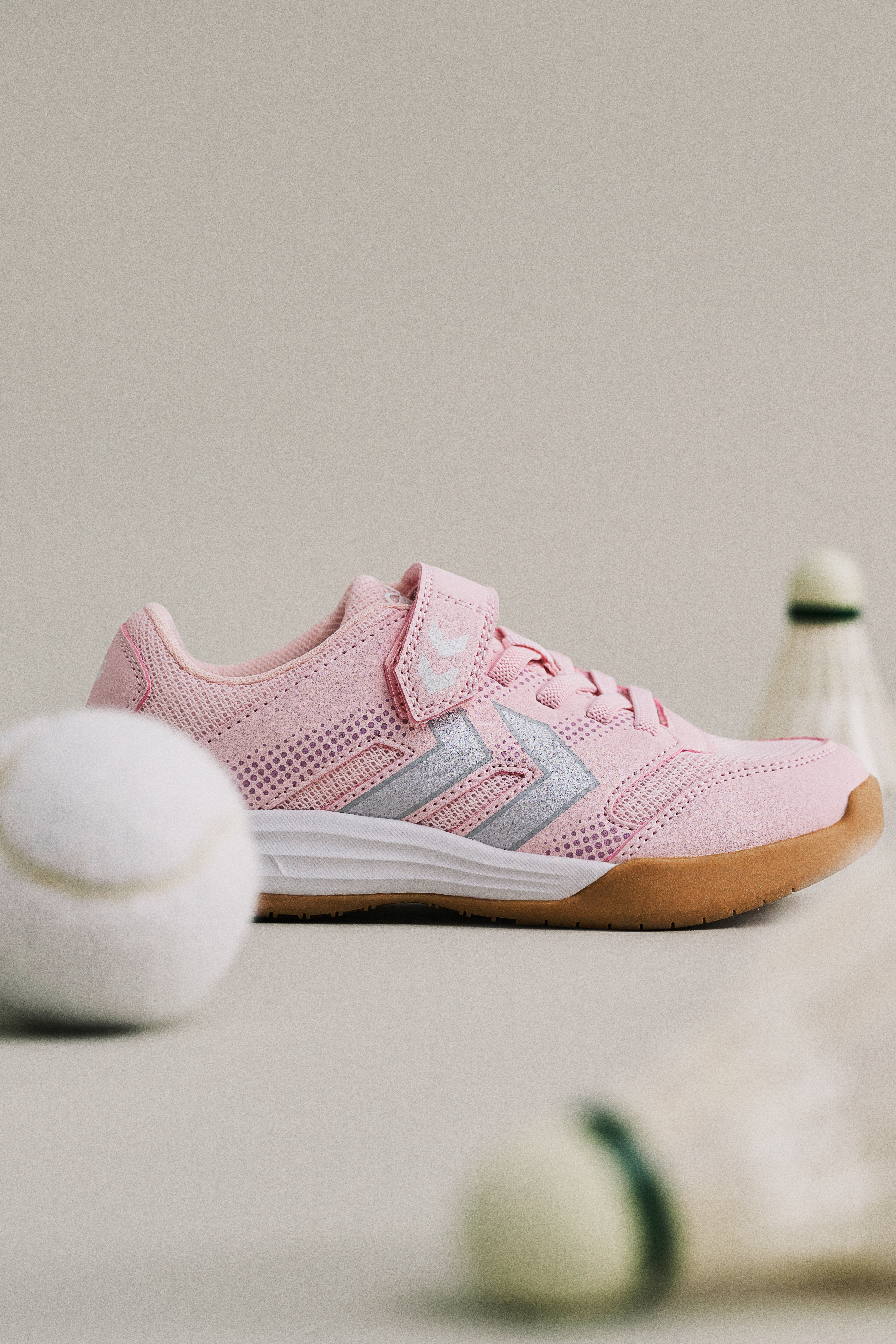 Hummel Multiplay Stable Jr Træningssko, Pink-A-Boo, 27