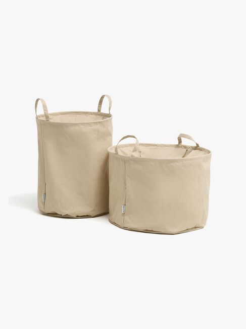 Alice & Fox DINA Opbevaringskurv 2-pak, Beige