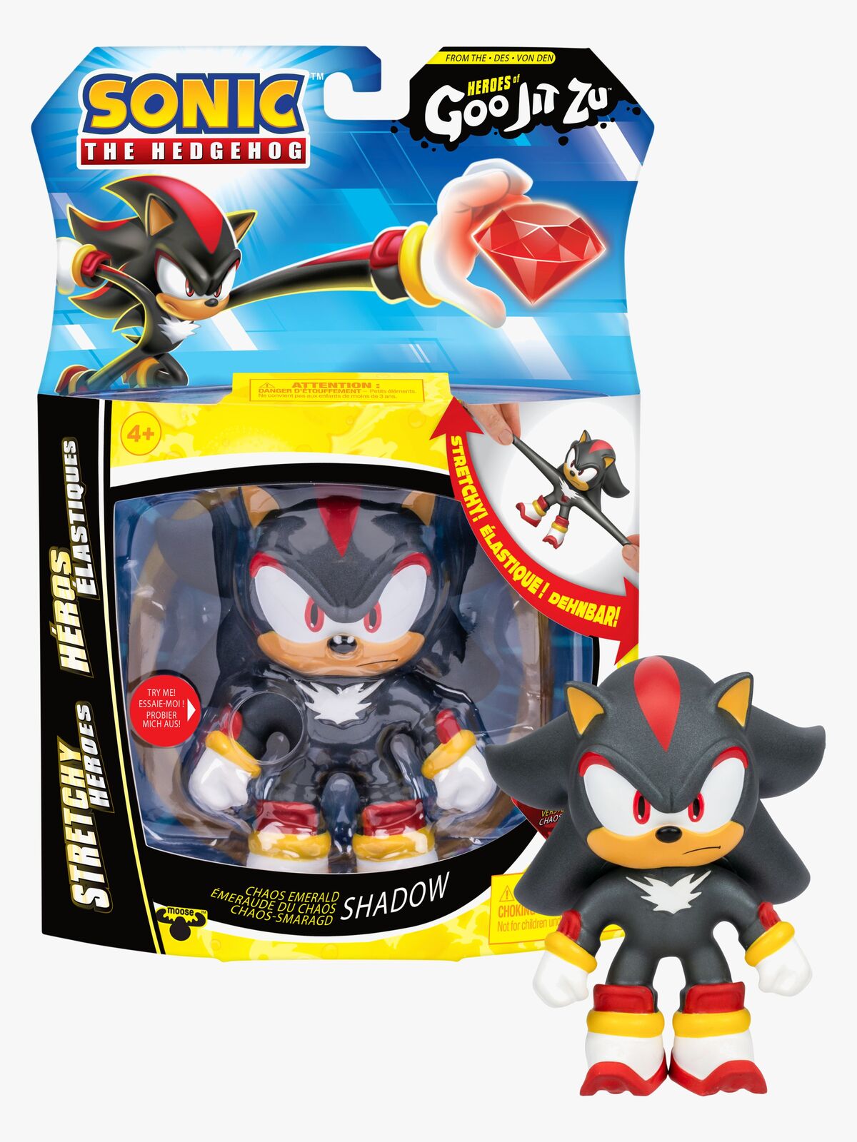 Goo Jit Zu Sonic S5 Emerald Shadow Figur