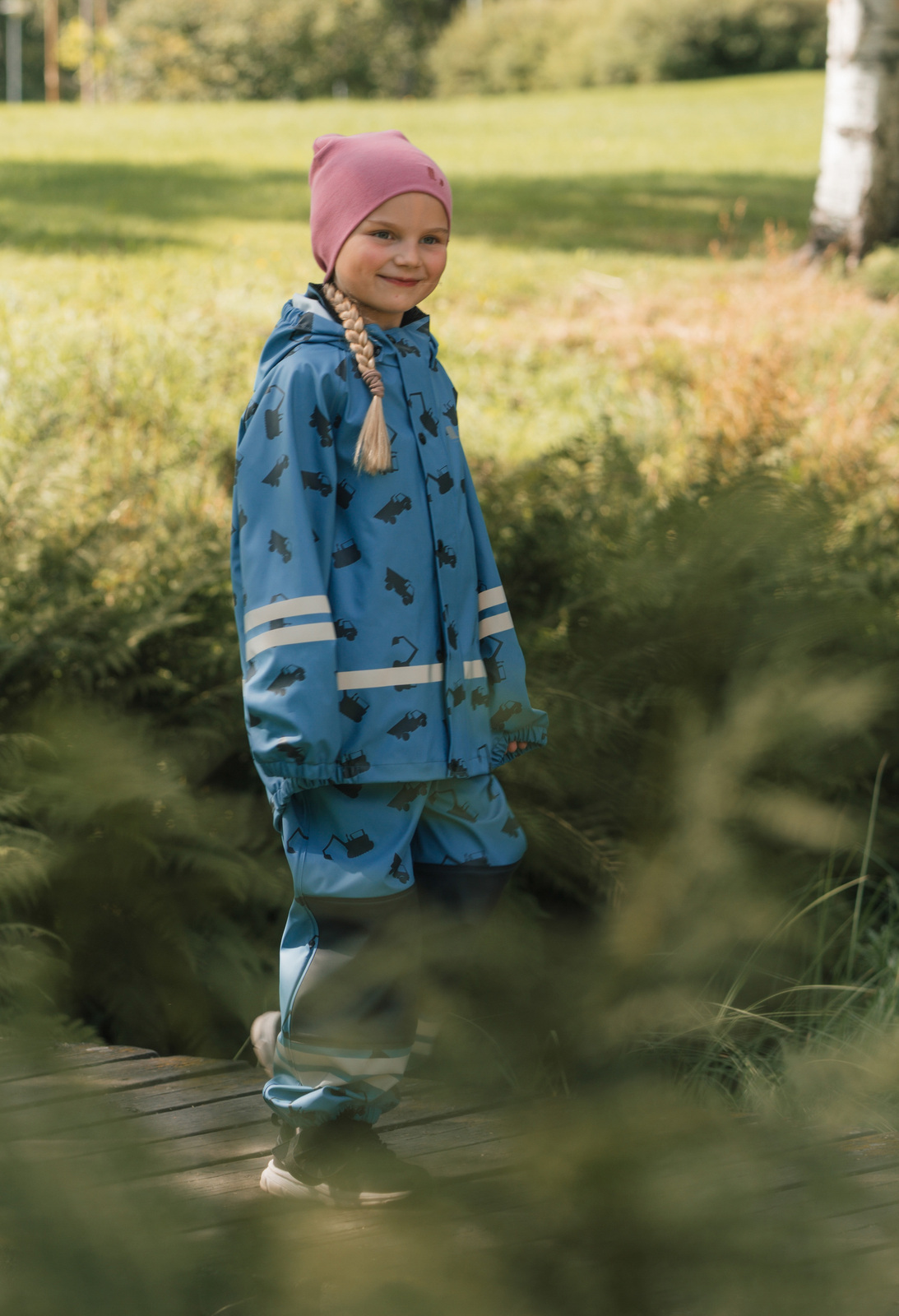 Lindberg Vattholma Regnsæt, Blå/Sort