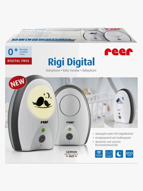 Reer Rigi Digitalt Babyalarm, Grå